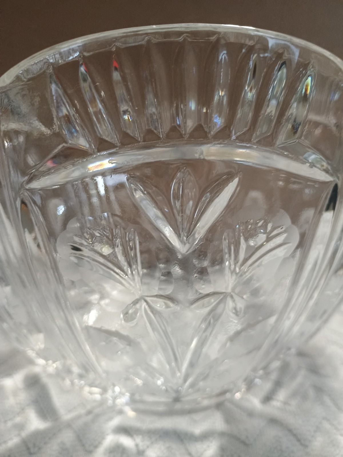 Darlington leaded crystal round serving