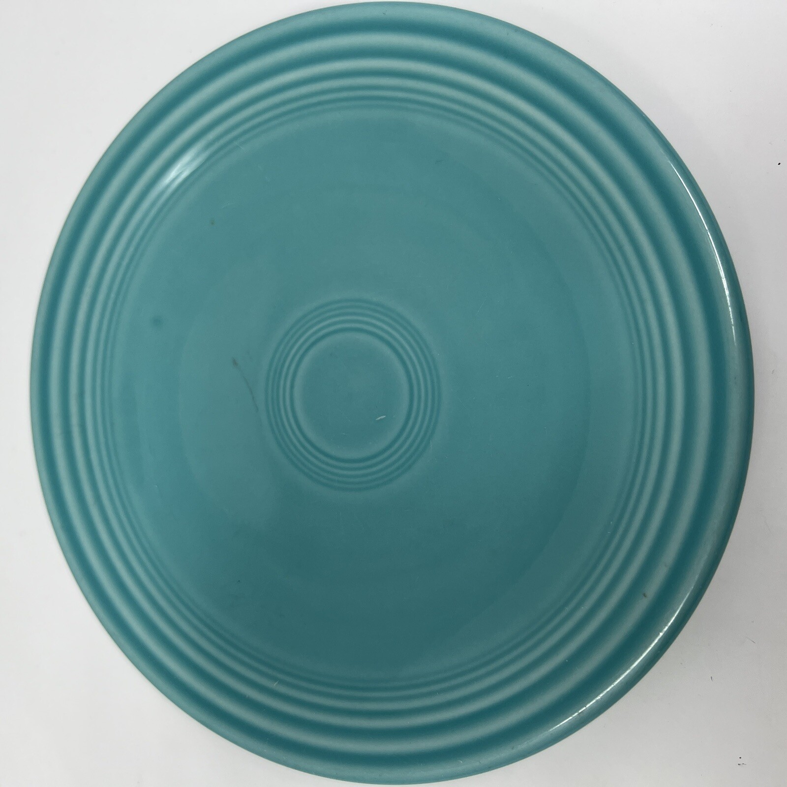 Fiesta Ware Turquoise Blue Saucers 6 1/8 in Plate Homer Laughlin Set Of 2