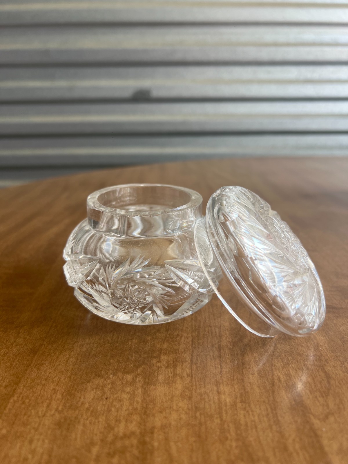 Vintage Lead Crystal Collection Lot Vase Bowls Cruets Basket Bell — 11 Pieces