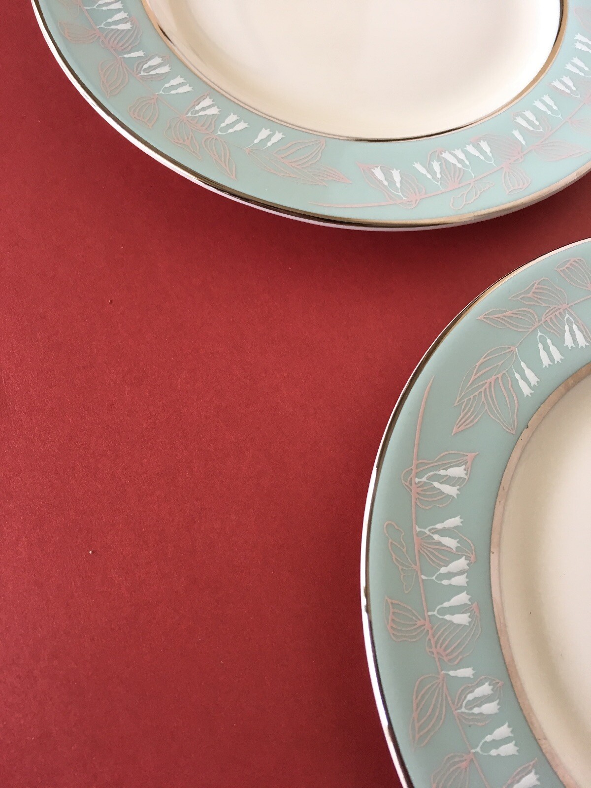 2 Vintage Nancy Prentiss Foxhall Bread and Butter Plates USA c1960s EUC 6 1/2″