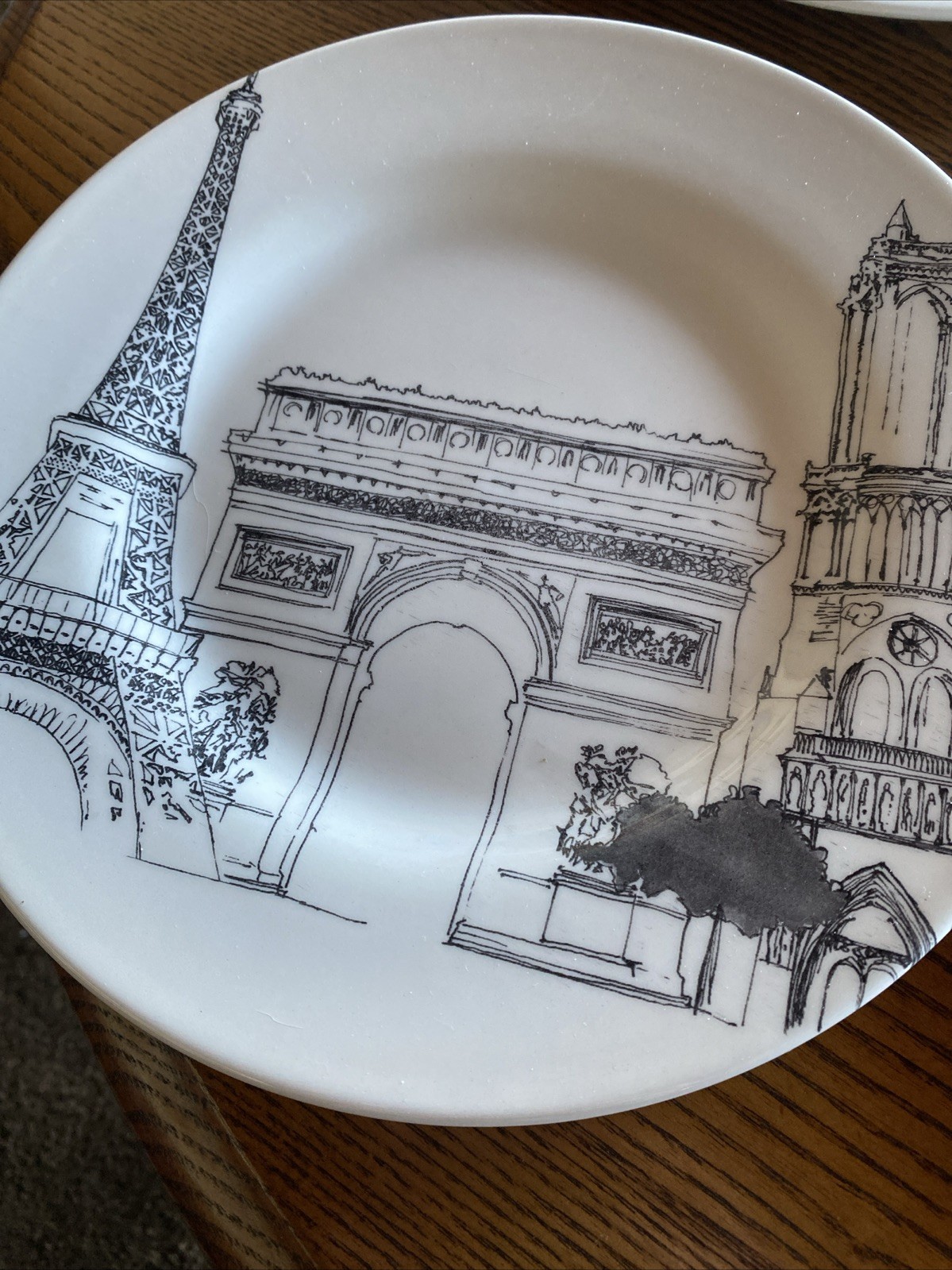 10 Royal Stafford Paris City Scene 8 1/2” Plates