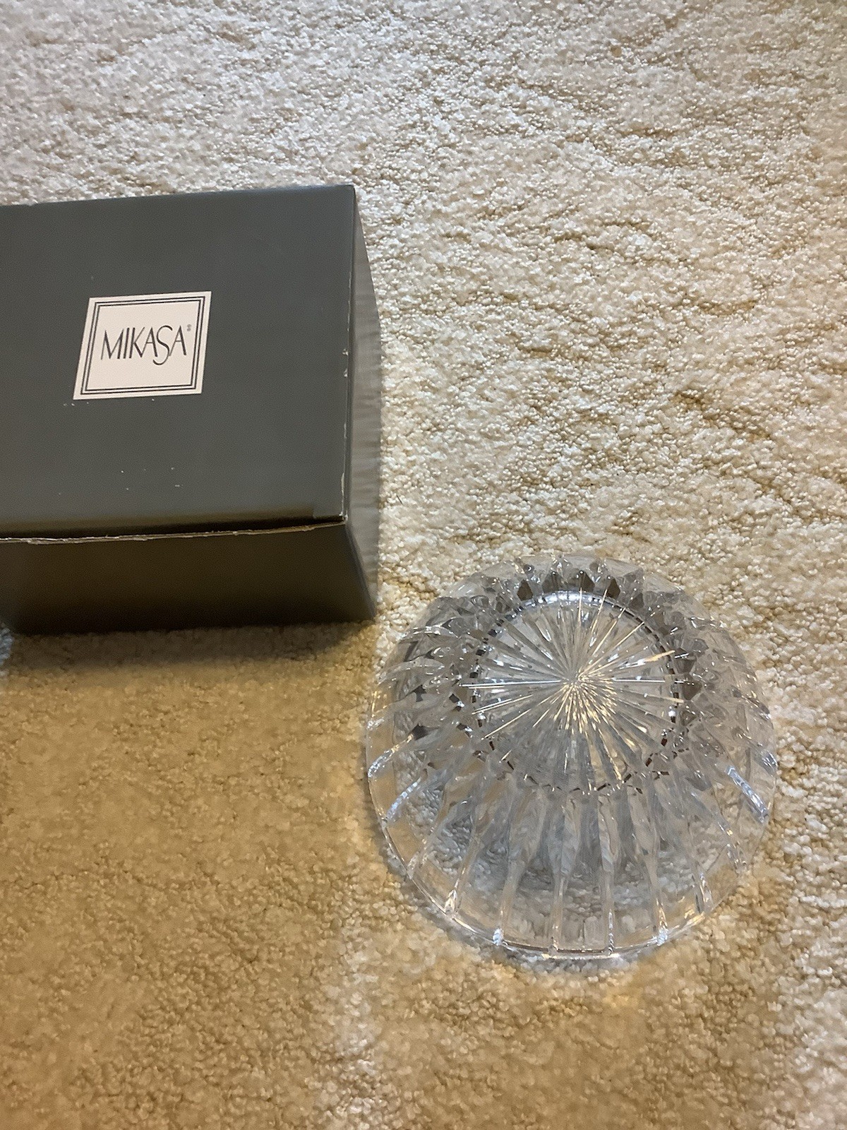 MIKASA Park Lane 6.25″ Lead Crystal Bowl New in Box