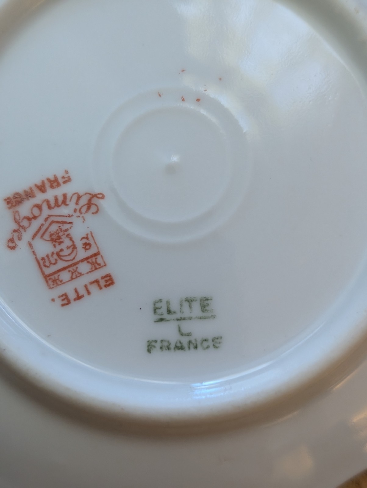 Limoges France Floral Flowers Porcelain Decorative Plate Round White Pink Green