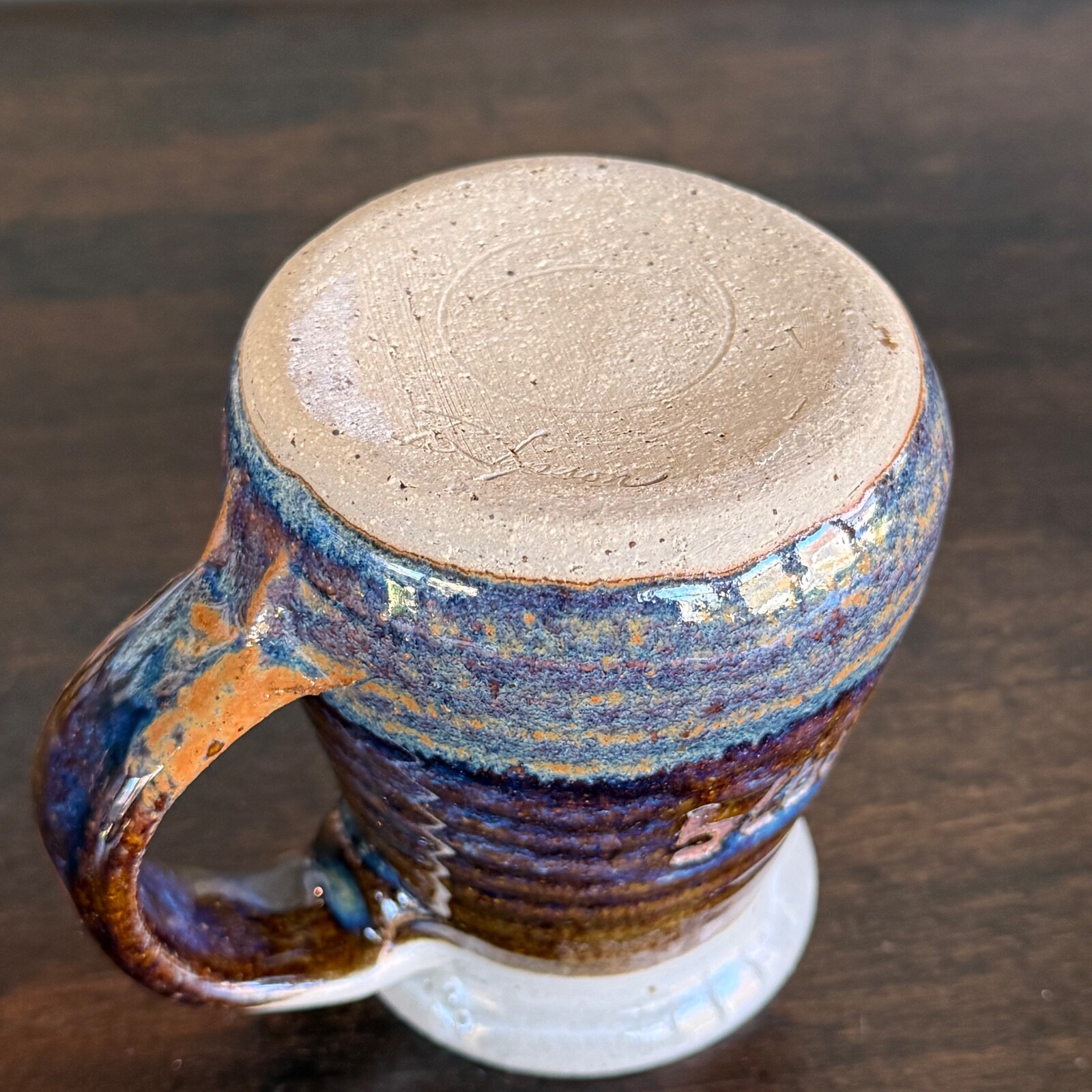 Vintage Barry Jepson Studio Art Pottery Coffee Mug 1979 Beta Sigma Phi Kansas