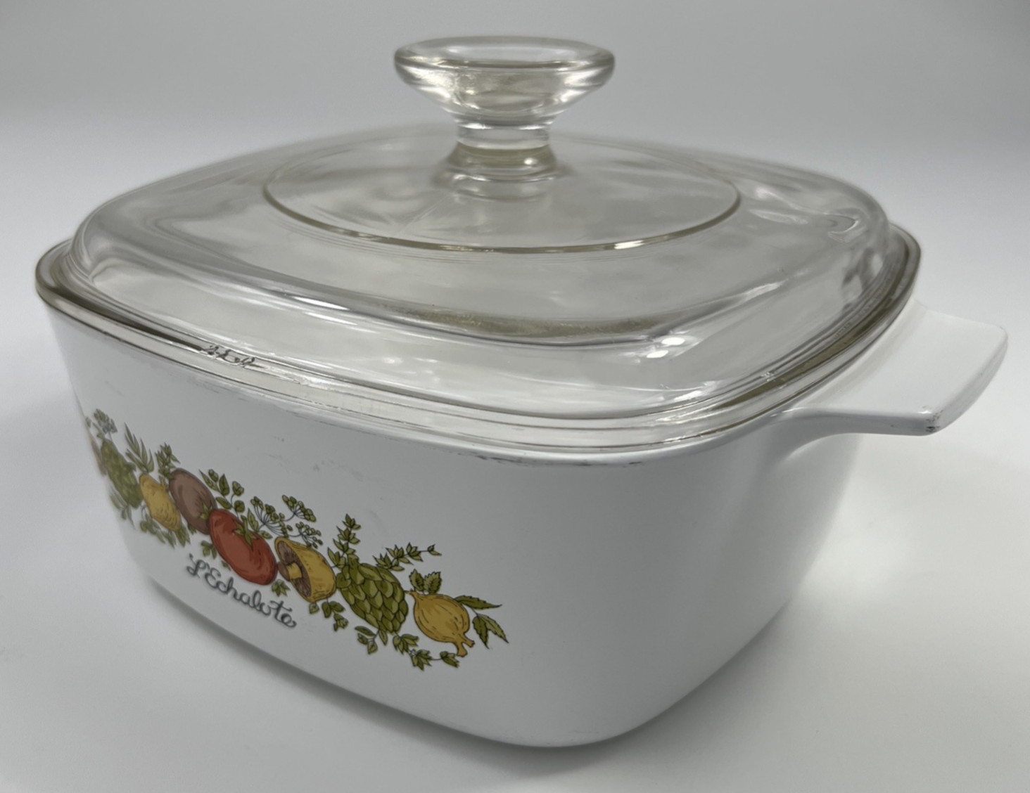 Corning Ware Spice of Life L’Echalote 1.5 Liter Casserole A-1 1/2-B With Lid
