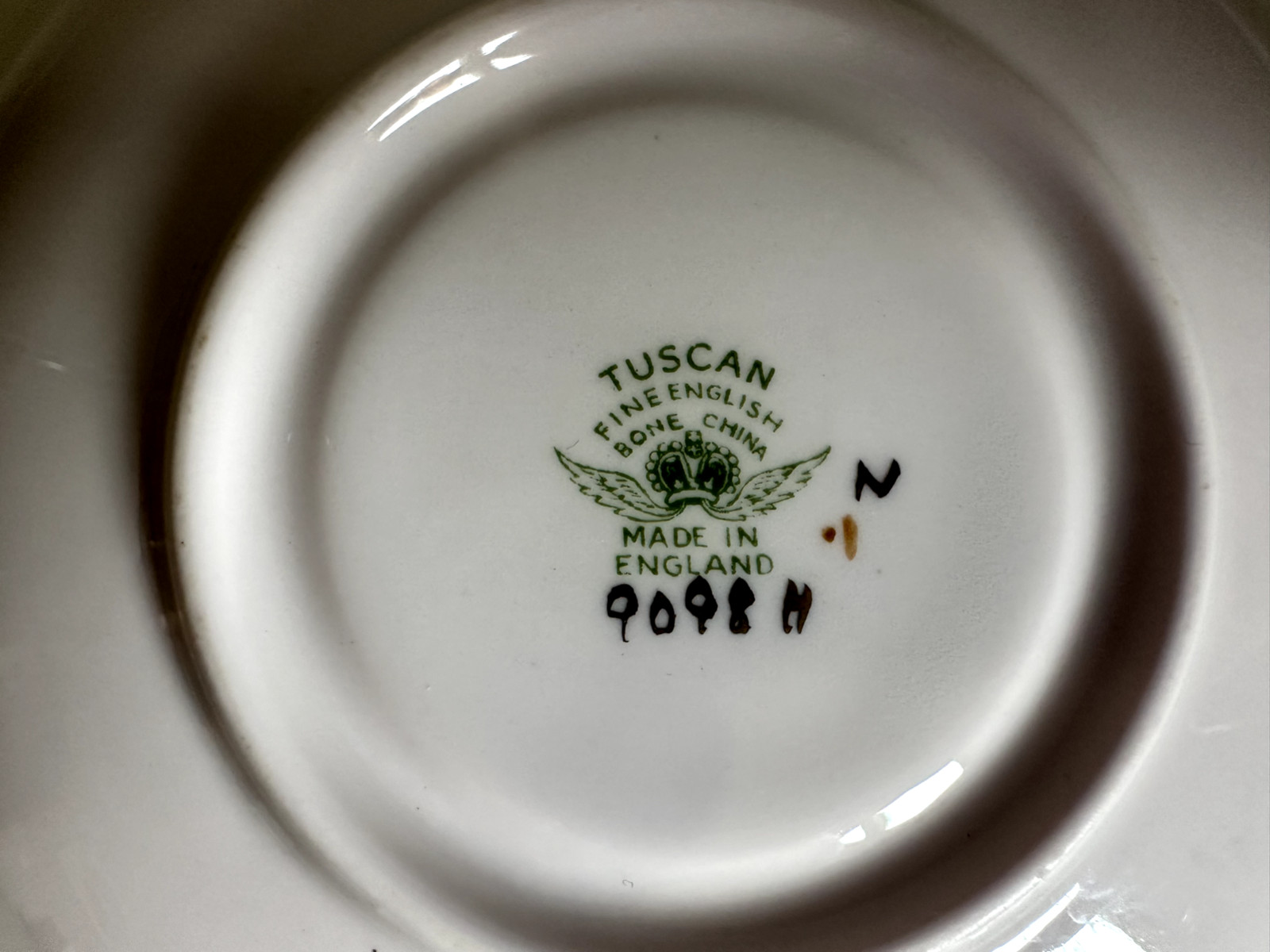 Vintage Tuscan Fine English Bone China Saucers Light Pink One Only