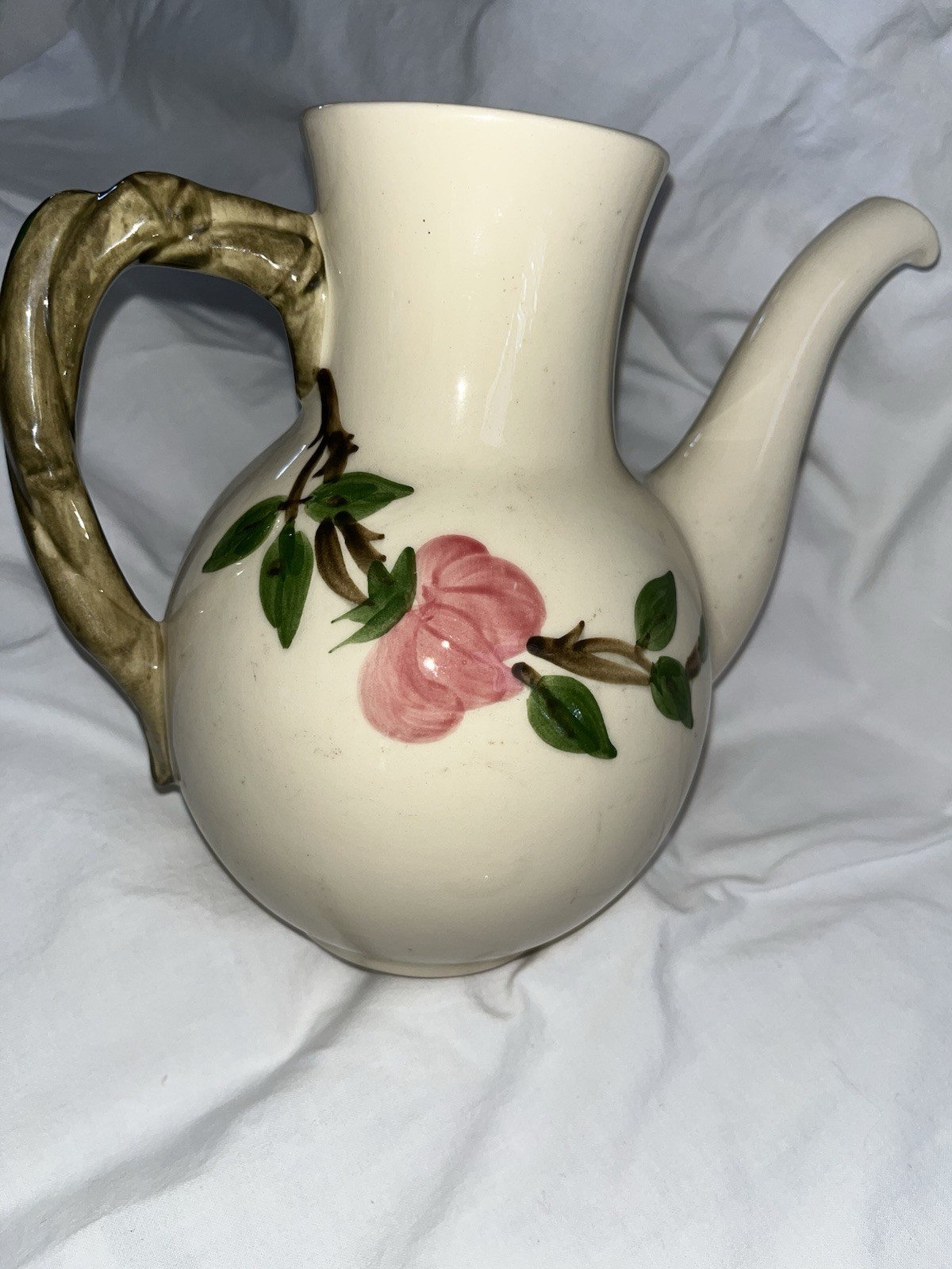 VTG Franciscan Desert Rose 8″ TEA POT / COFFE Made in USA, Small Chip Under Lid