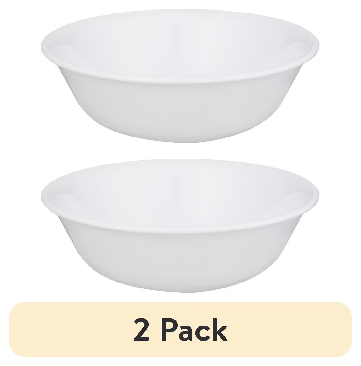 (4 Pack) Corelle Winter Frost White 18 oz Soup Bowl Set