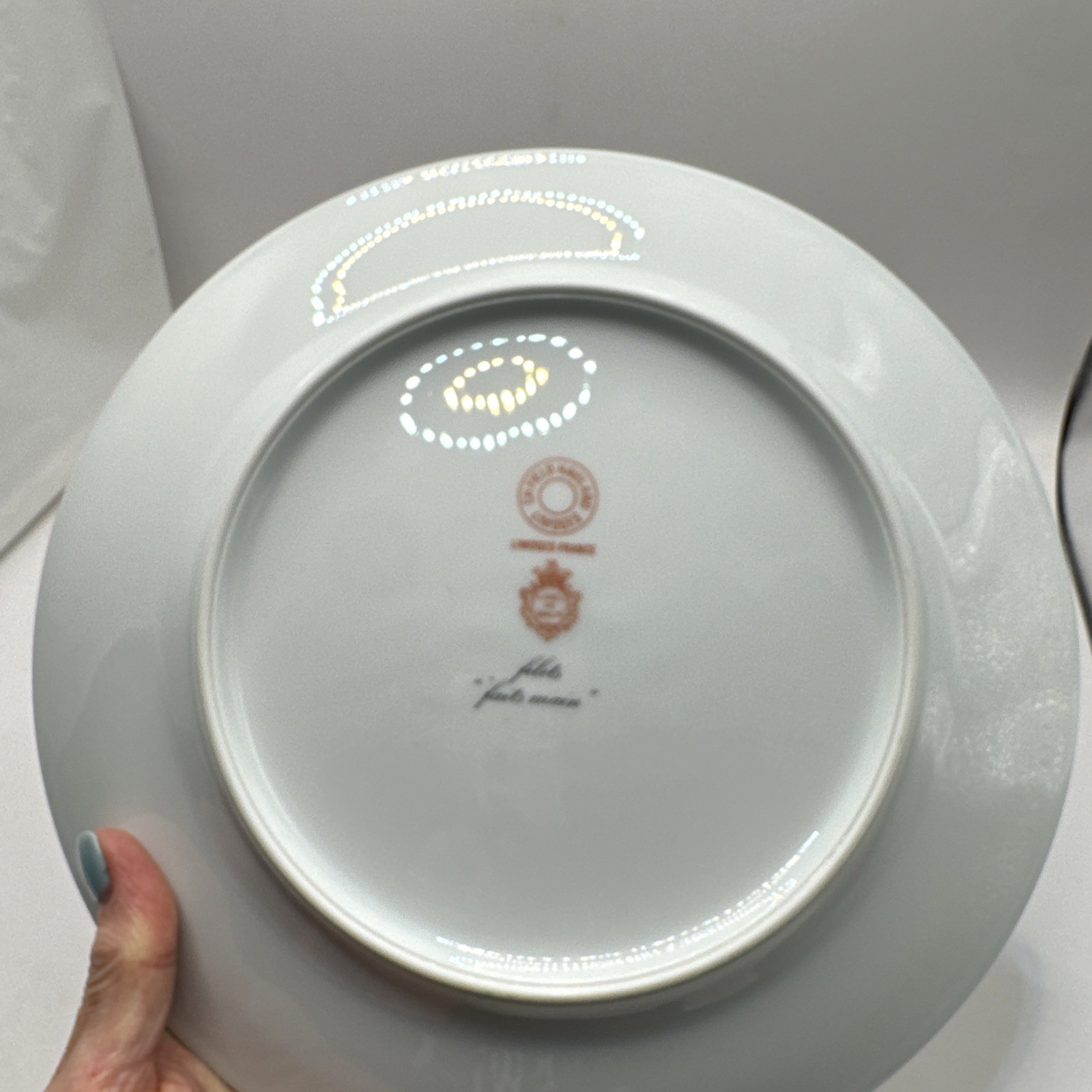 Set of 6 Charles Field Haviland Limoges France Cobalt Blue Gold 10″ Dinner Plate