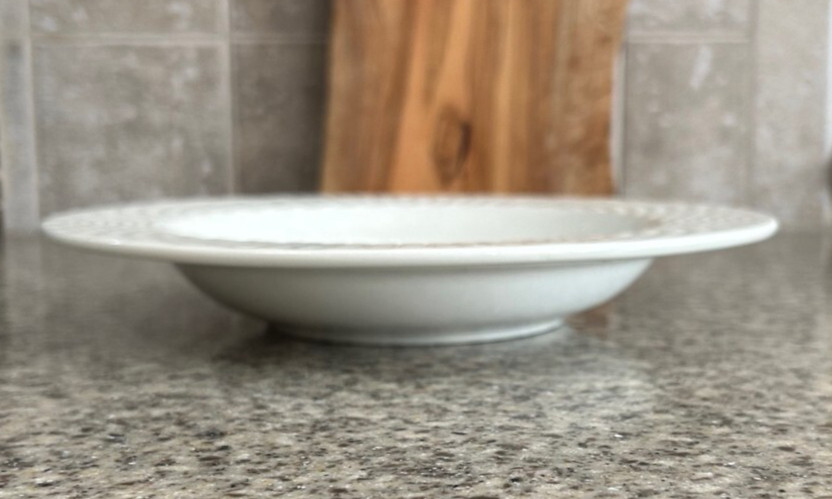 Pagnossin~President White~Treviso~Ironstone~Rim Soup~ Bowls~Italy~Four