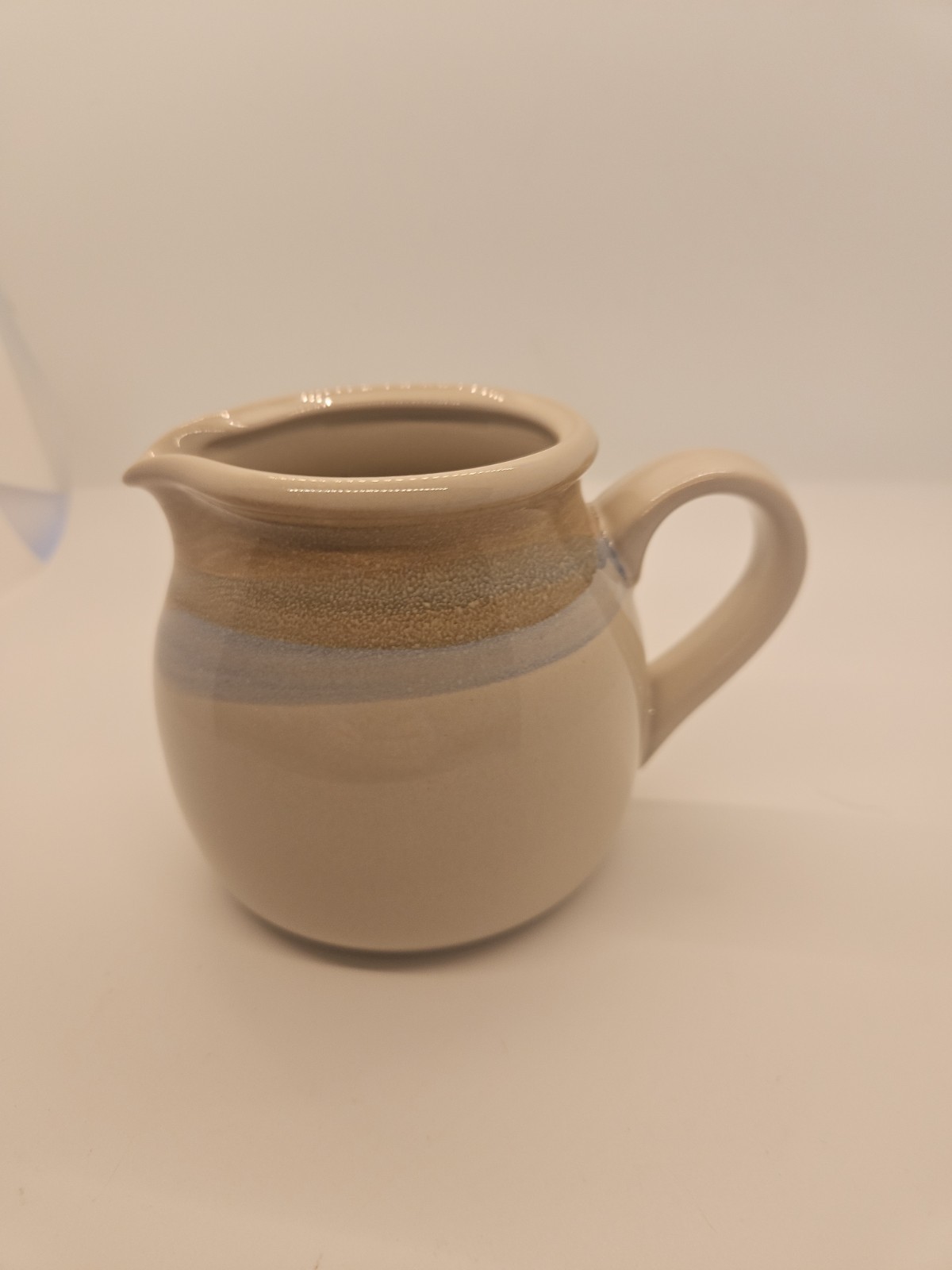 Creamer Painted Desert Blue Tan Bands Noritake #8603 Vintage Japan