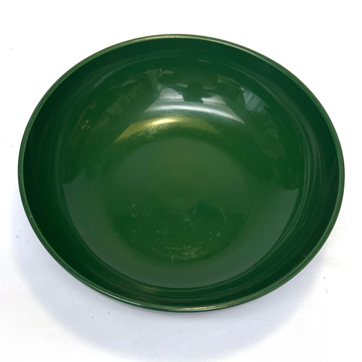 Vintage Hollydale Malibu Modern Forest Green 9″ Round Serving Bowl