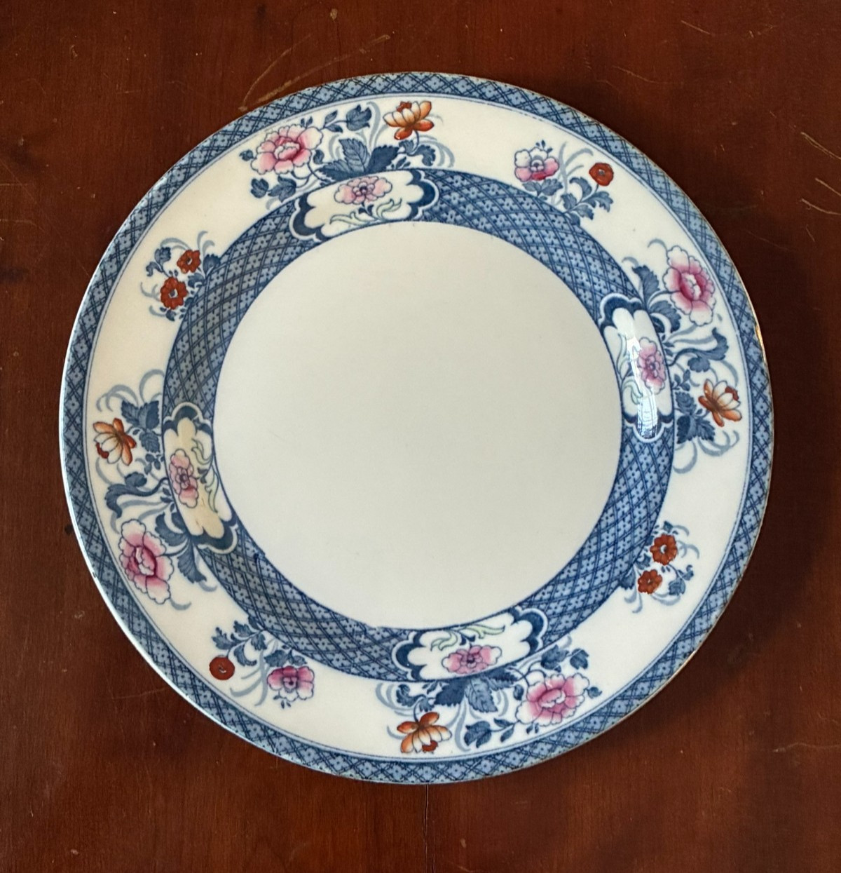 ANTIQUE F WINKLE & CO WHIELDON WARE OLD NANKIN LUNCHEON SALAD PLATE C1911