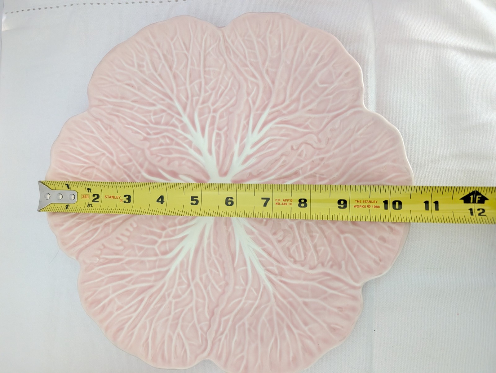 Pink Cabbage Ceramic Viral Hobby Lobby Easter Dinner Plates Set of 4 10″