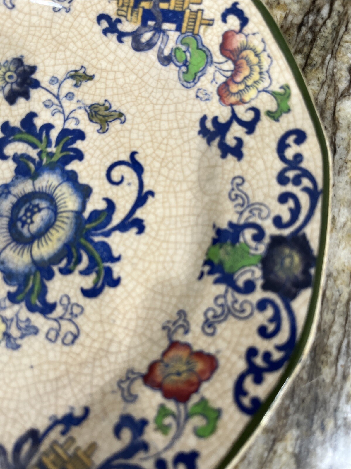 Antique Vtg Doulton of Burslem Salad Plate NANKIN 7 3/8″ circa 1912