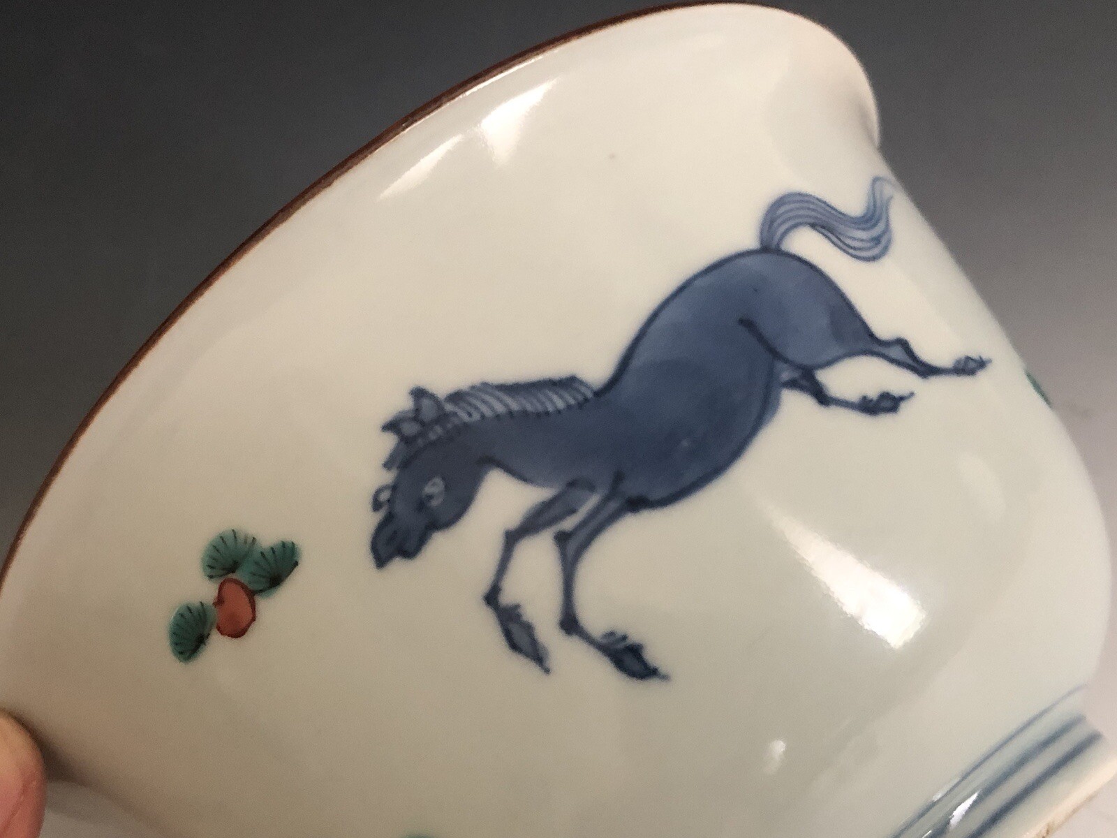 A kakiemon Style Bowl Made In Occupied Japan