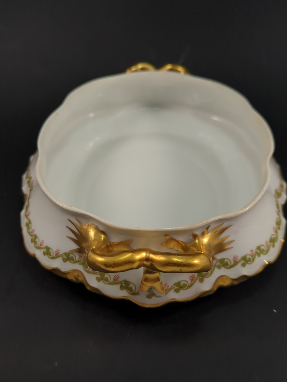 Rare Haviland Limoges Oval and Circular Serving Dishes plus one Circular lid.