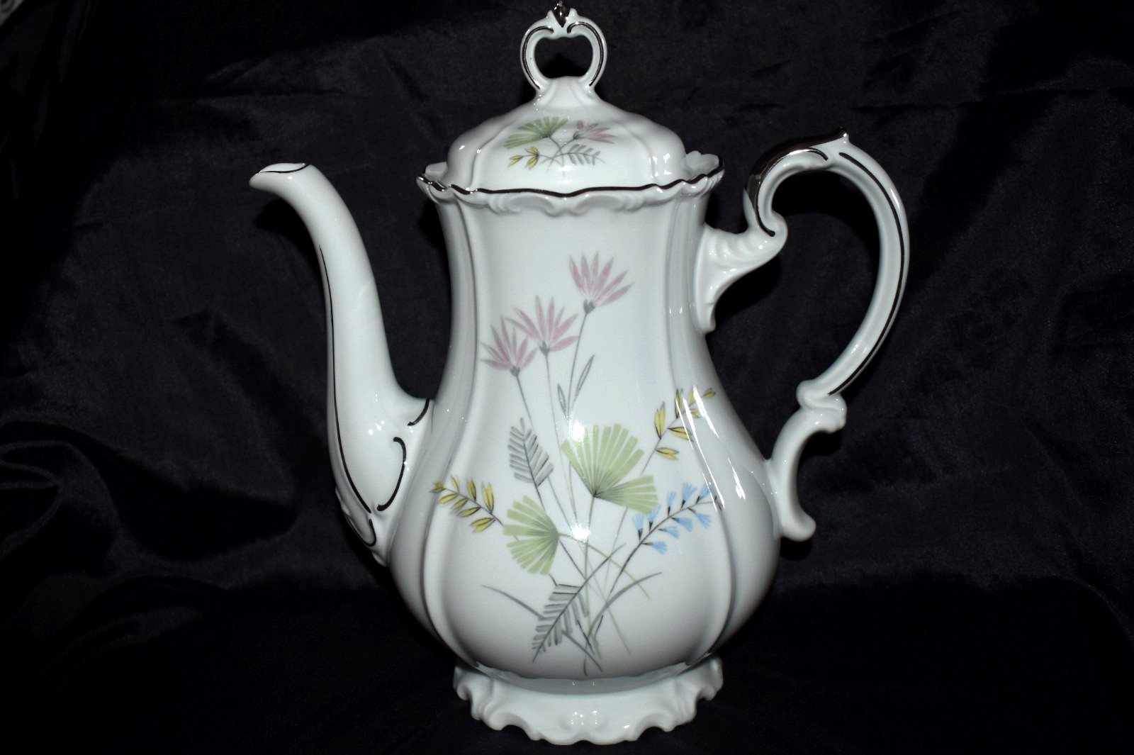 Vintage EDELSTEIN Maria Theresa Bavaria Germany Tea Pot 1962 3