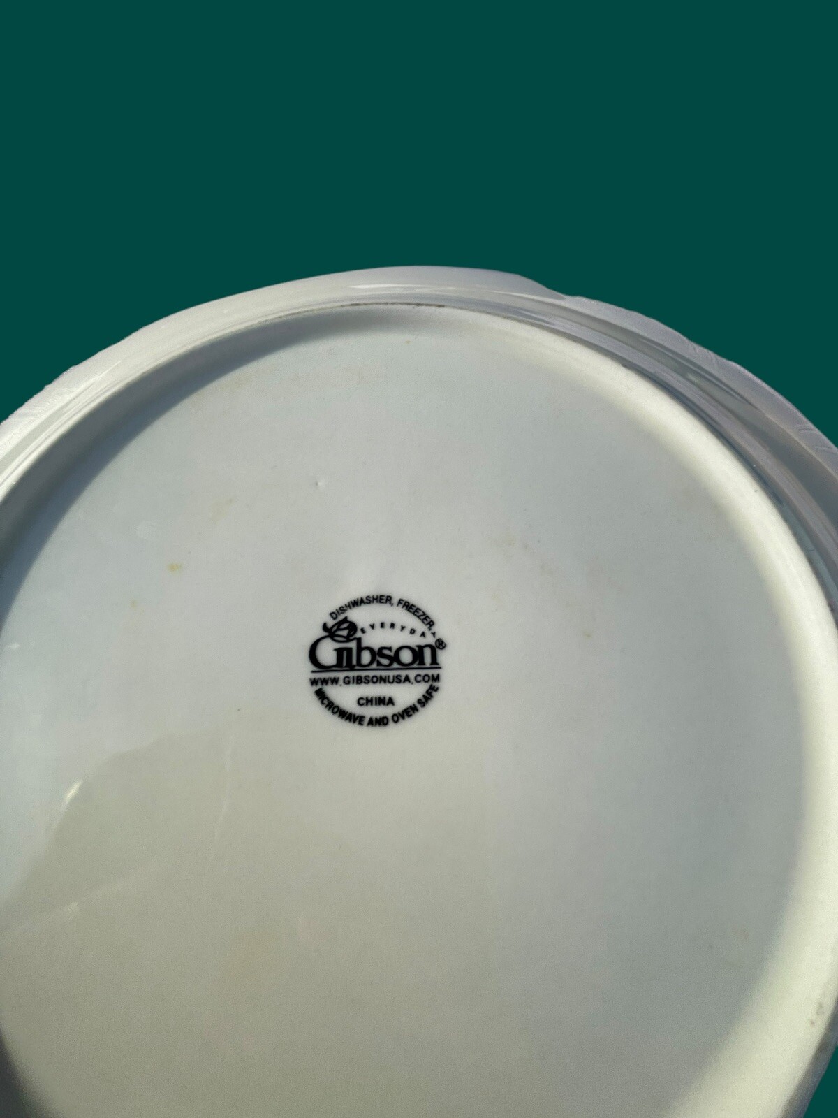 (4) GIBSON PALM BAY DINNER PLATE(S) Set PALMETTO TREE 11 1/4″ SEE PICTURE DETAIL