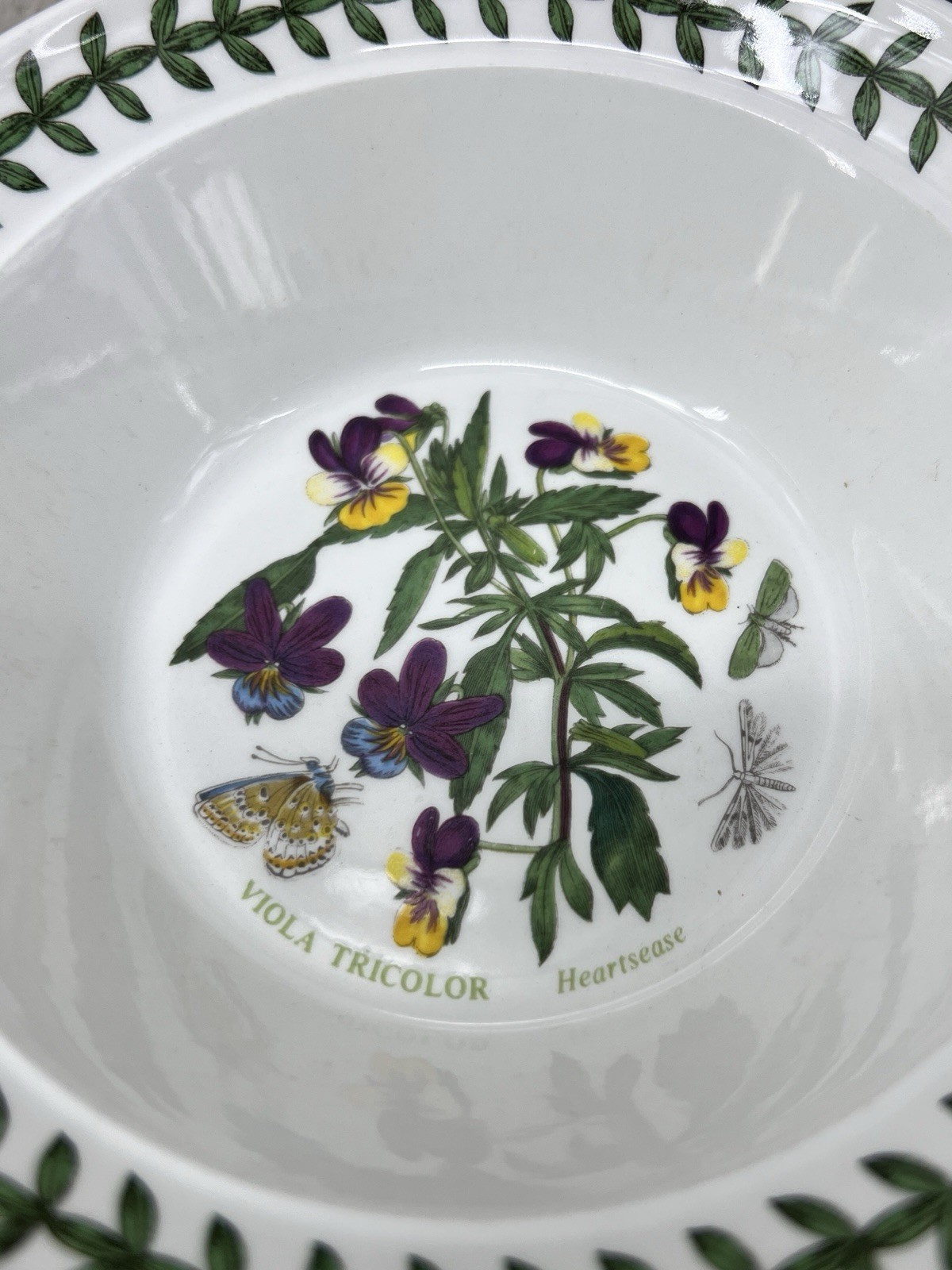 4 Portmeirion Botanic Garden Susan Williams-Ellis 6.5″ Soup Cereal Bowls England