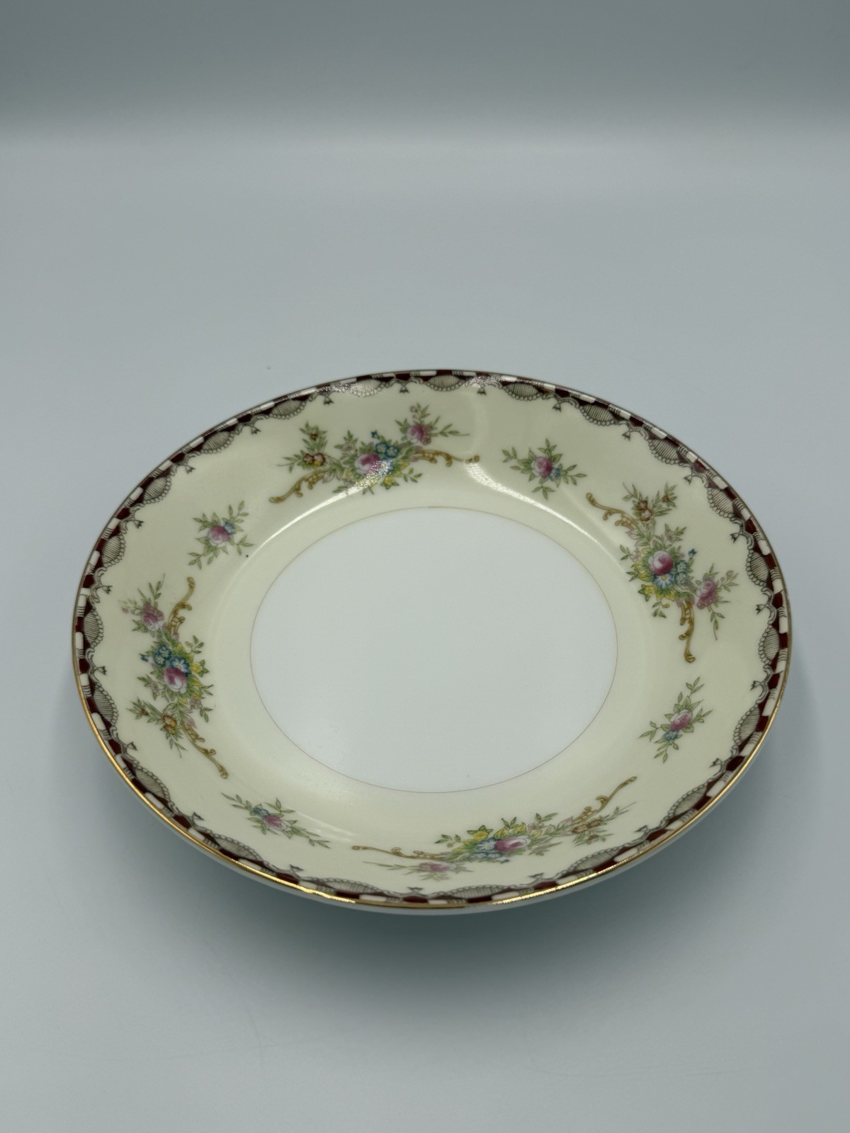 Vintage NSP China Meito China Salad Bowl Hand Painted 7.5 Inches