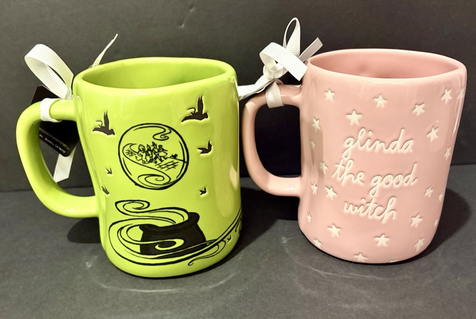 Rae Dunn The Wizard of Oz Glinda The Good Witch & Bad Witch Mug Set New 2026