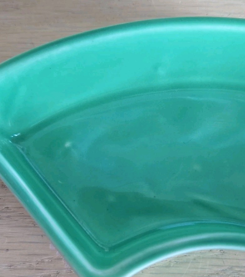 1936 RARE OLD VINTAGE FIESTA RELISH TRAY INSERT VINTAGE GREEN FIESTA FIESTAWARE