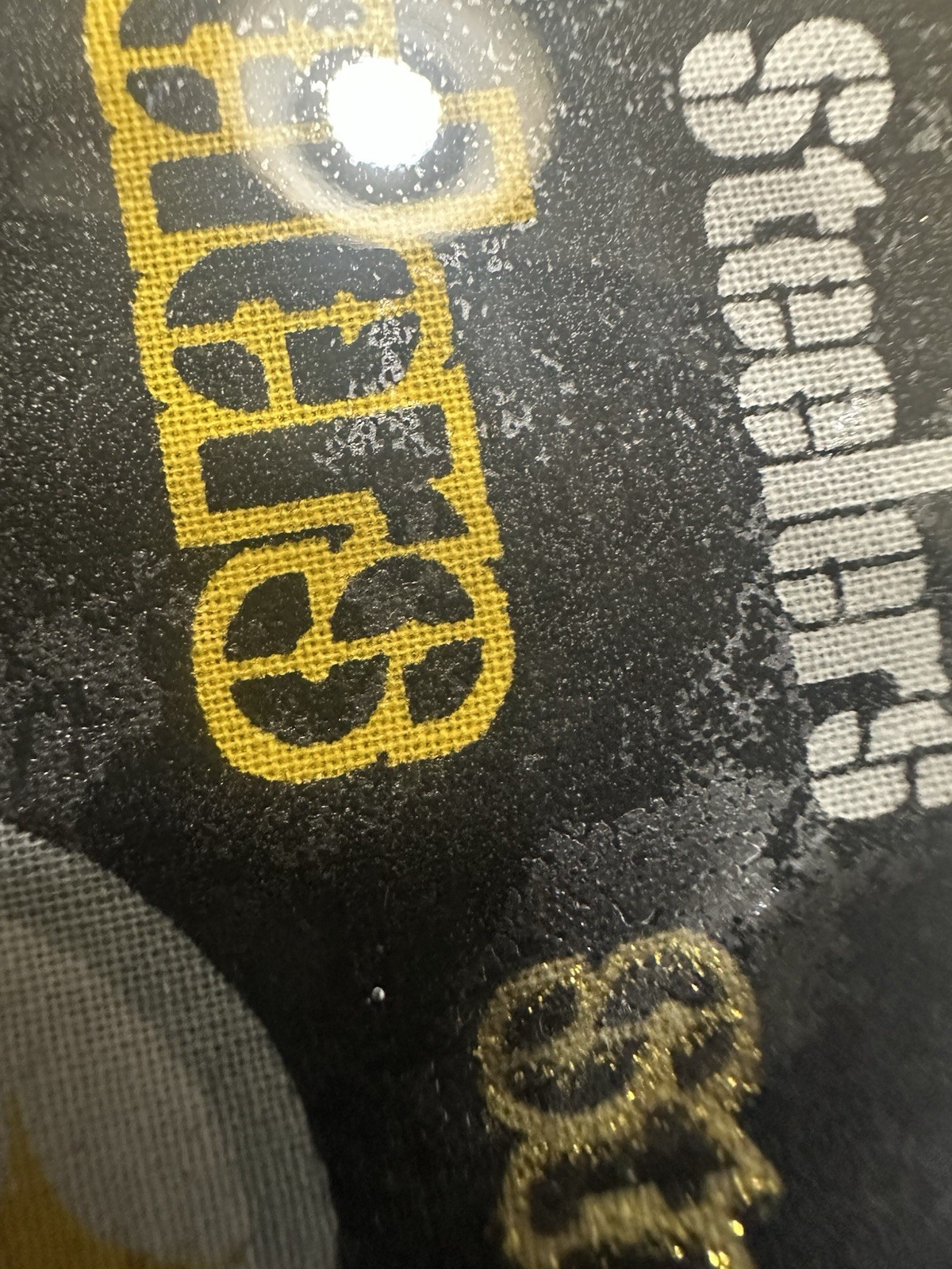 Pittsburgh Steelers lot of 3 13″ 10 and 8″ plates Advertisement & Gloves
