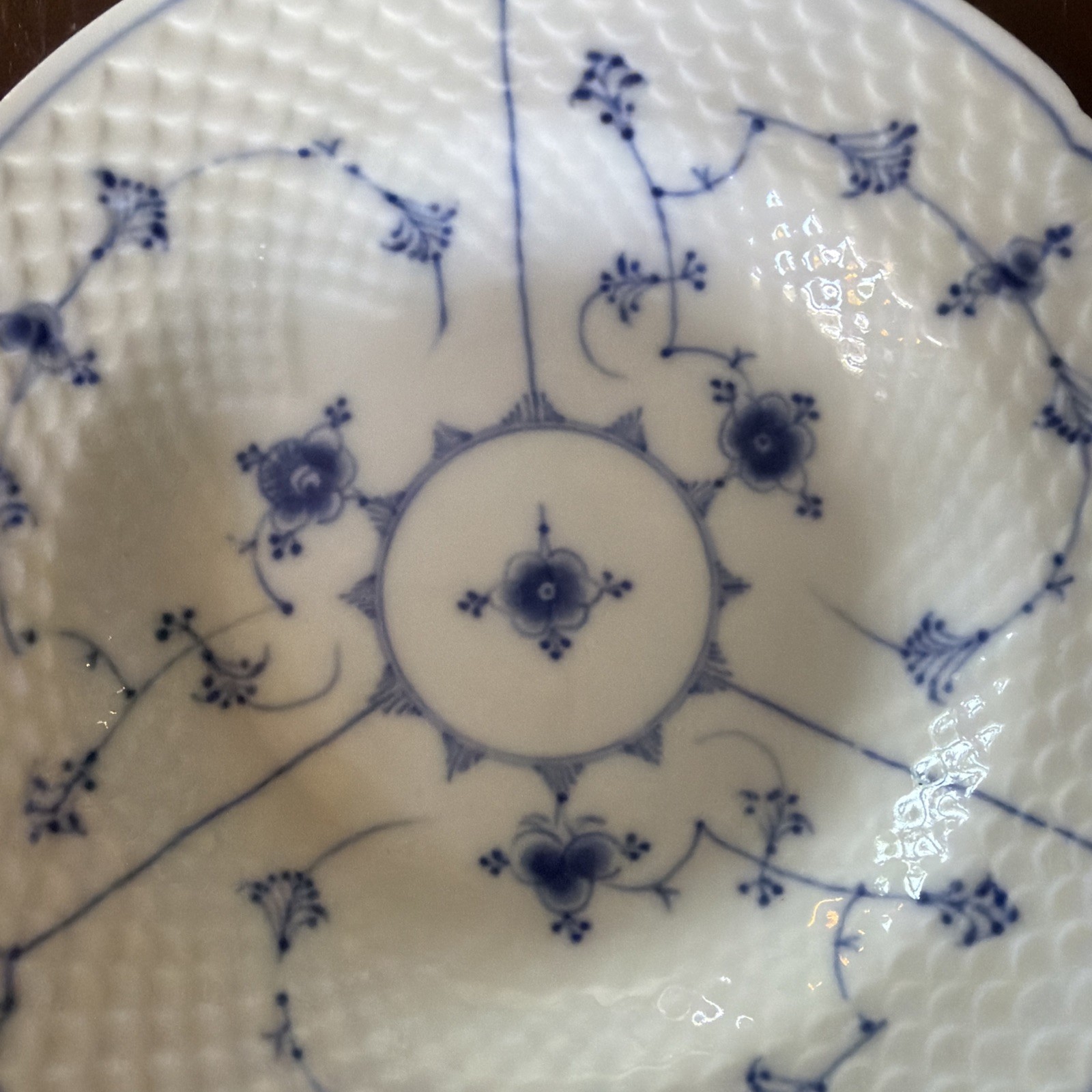 Bing & Grondahl Denmark Copenhagen Blue 7 1/2” Soup Bowl 1899-1902
