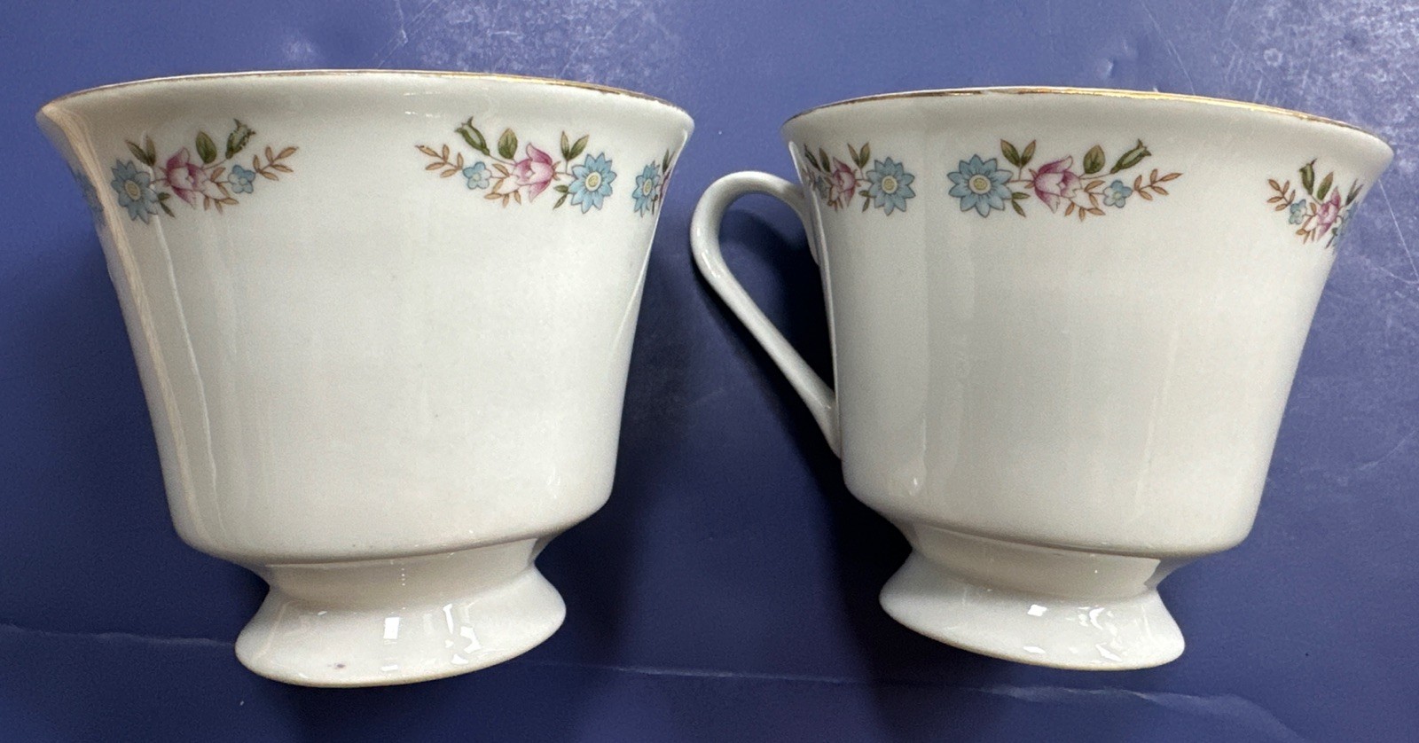 CHINA SET OF 2 CUPS CODE CX93 BEAUTIFUL FLORAL DESIGN