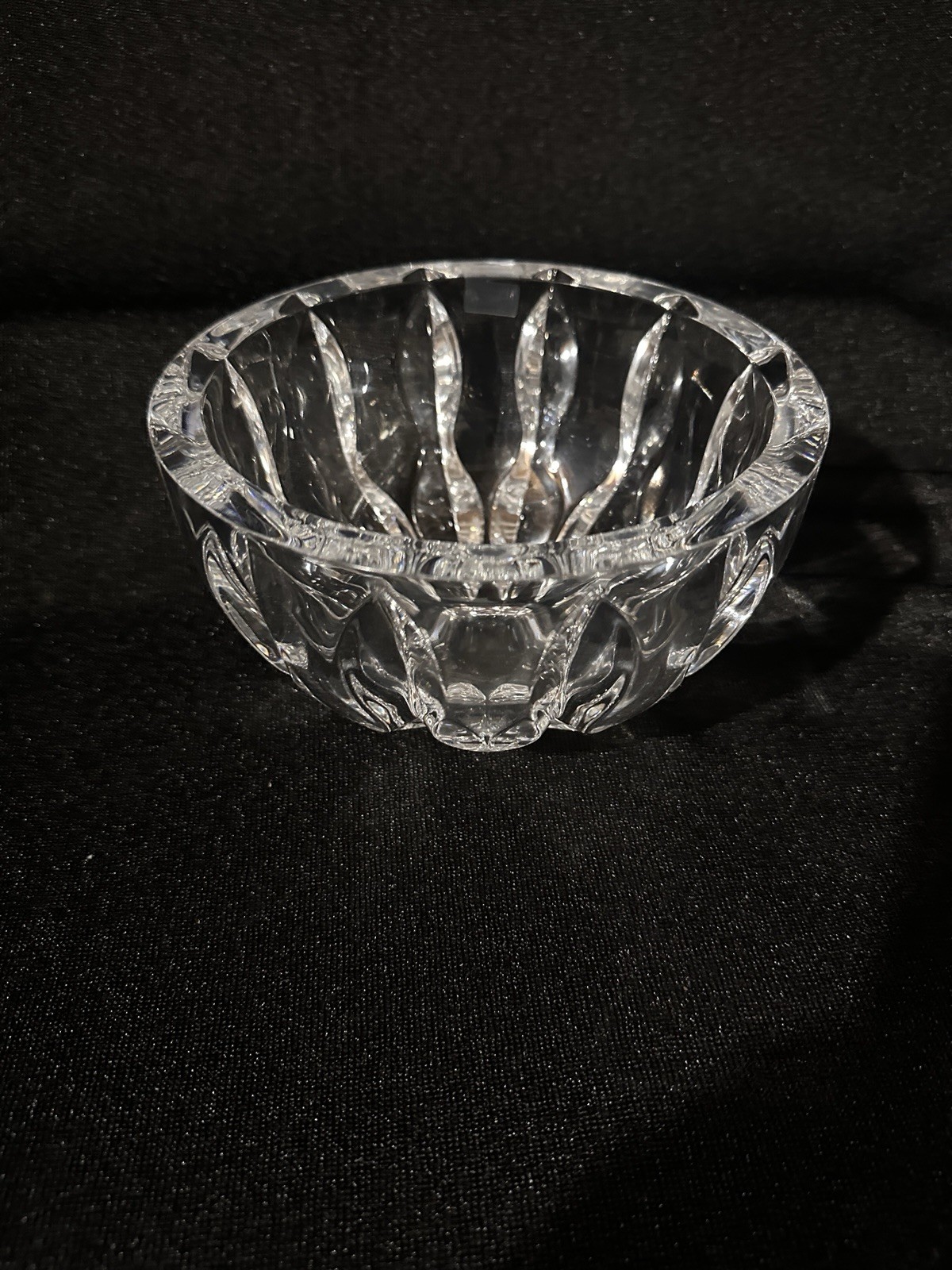 Reed & Barton Equinox 4×7”Crystal Bowl Sticker Mark On Bottom Slovenia
