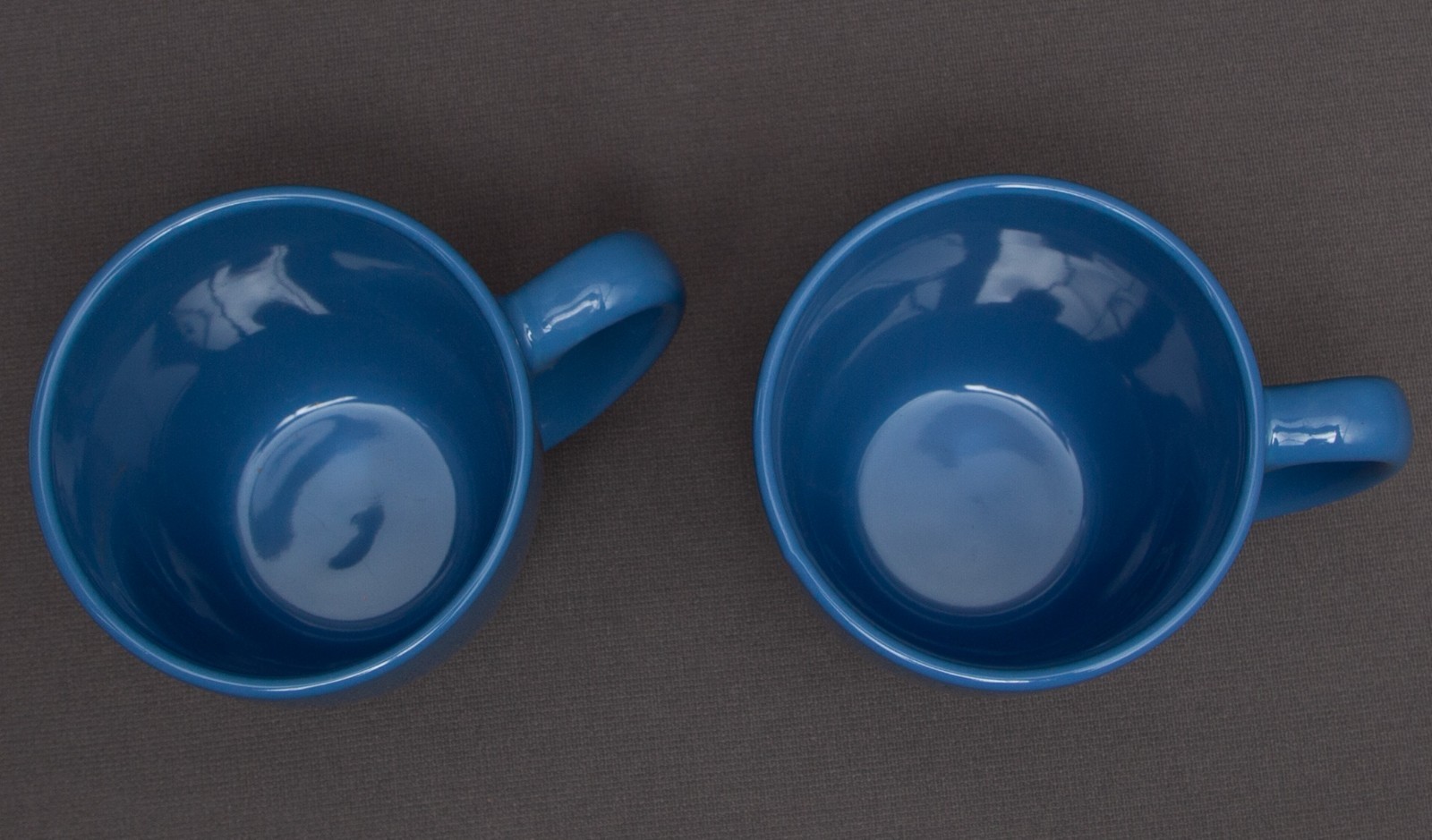 Corelle Stoneware Blue Coffee Mugs / Tea Cups Set of 2