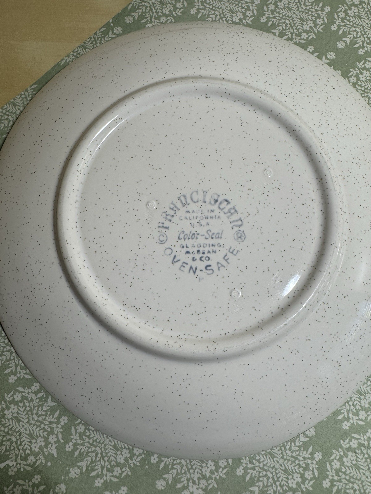 2 Franciscan Duet Rose Bread & Butter Plates USA c.1956-1967 FAST SHIPPING