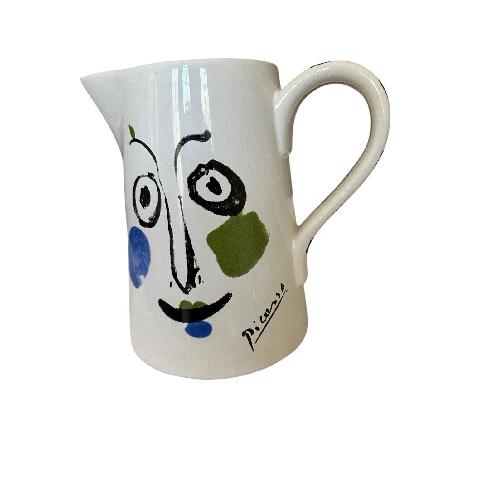Picasso Ceramic Pitcher Living Face 1963 Masterpiece Editions LTD. *Read