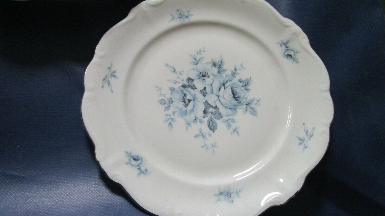 Johann Haviland Blue Bouquet Platinum Setting 7pcs /Cups Saucers/Trays Pick1