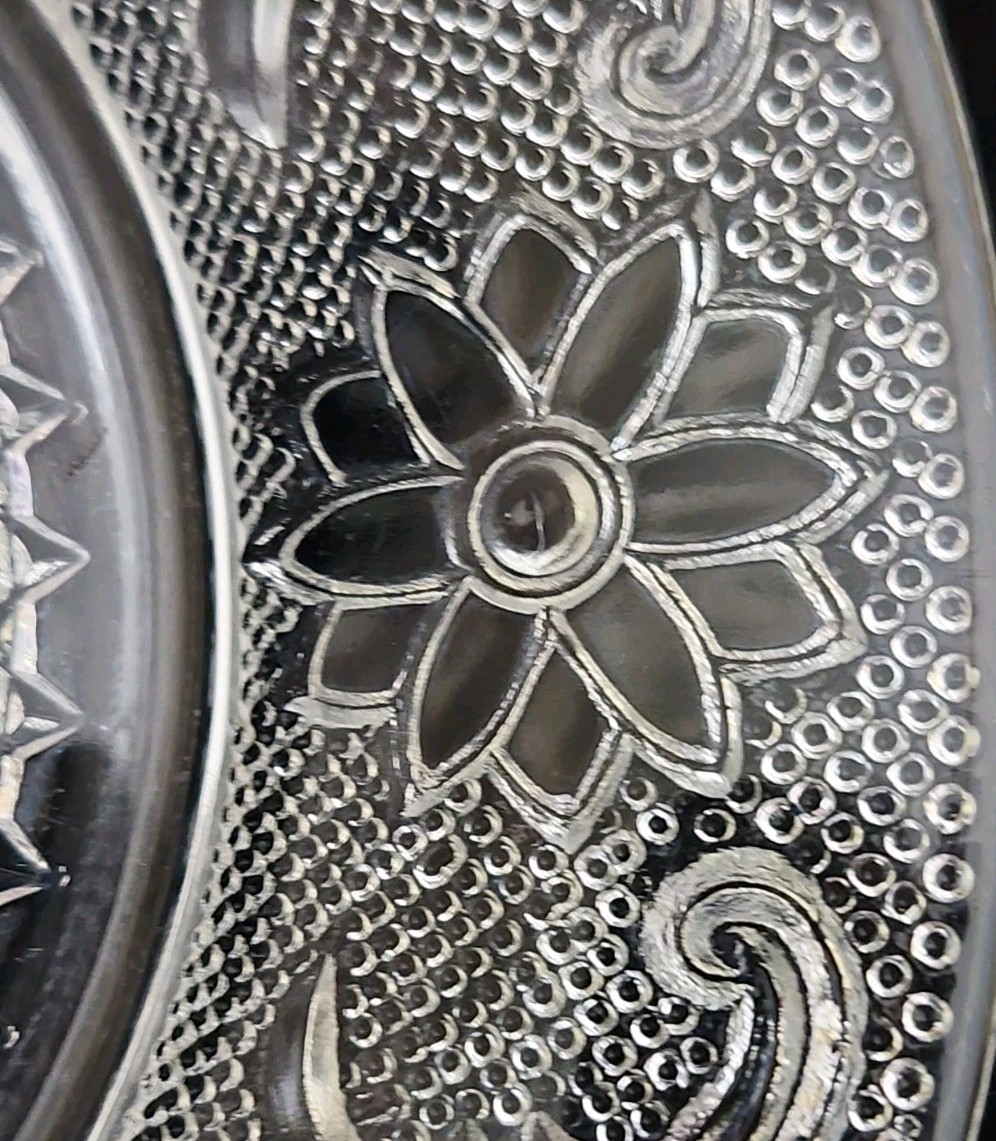 Vintage Indiana Tiara Sandwich Glass Sandwich Plates 8.25″ Wide – Set Of 5 EC