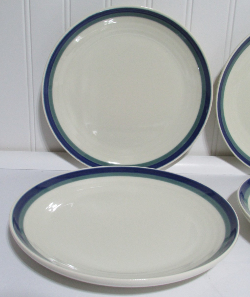 Pfaltzgraff Northwinds 8.5″ Lunch Luncheon Plates Set of 4 Rare USA
