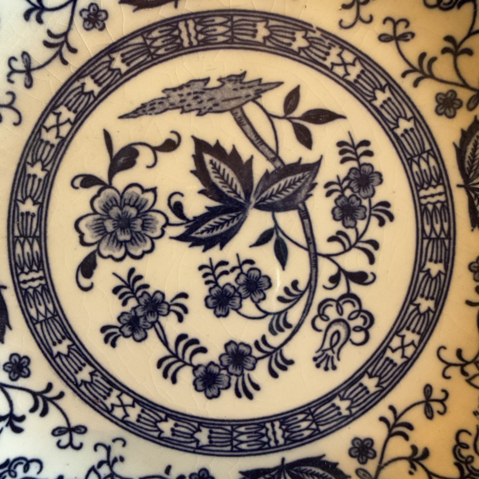 VTG Porcelain 6″ Saucer Made In Japan Blue Onion Pattern Tea Coffee Replacement