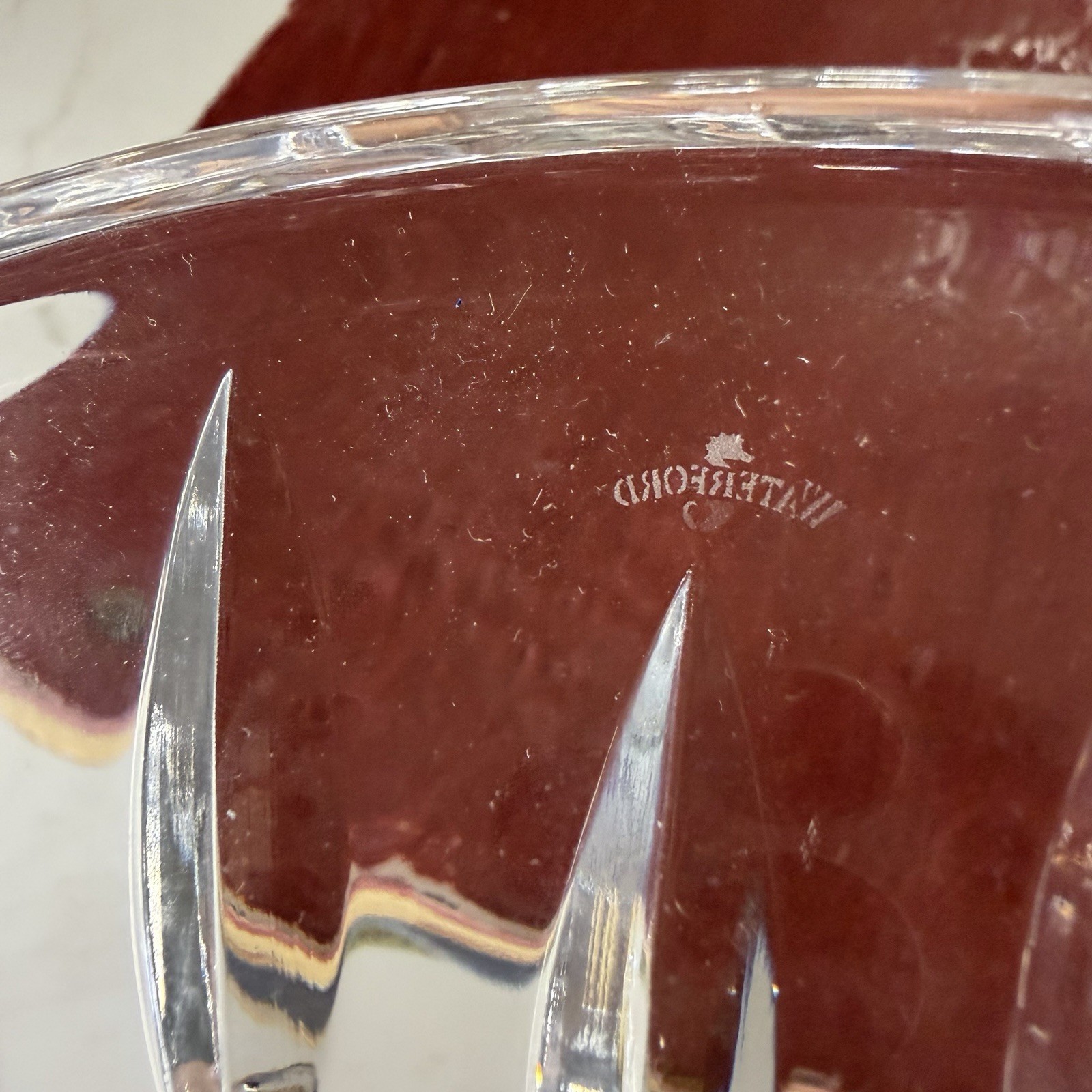 waterford crystal cake stand vintage