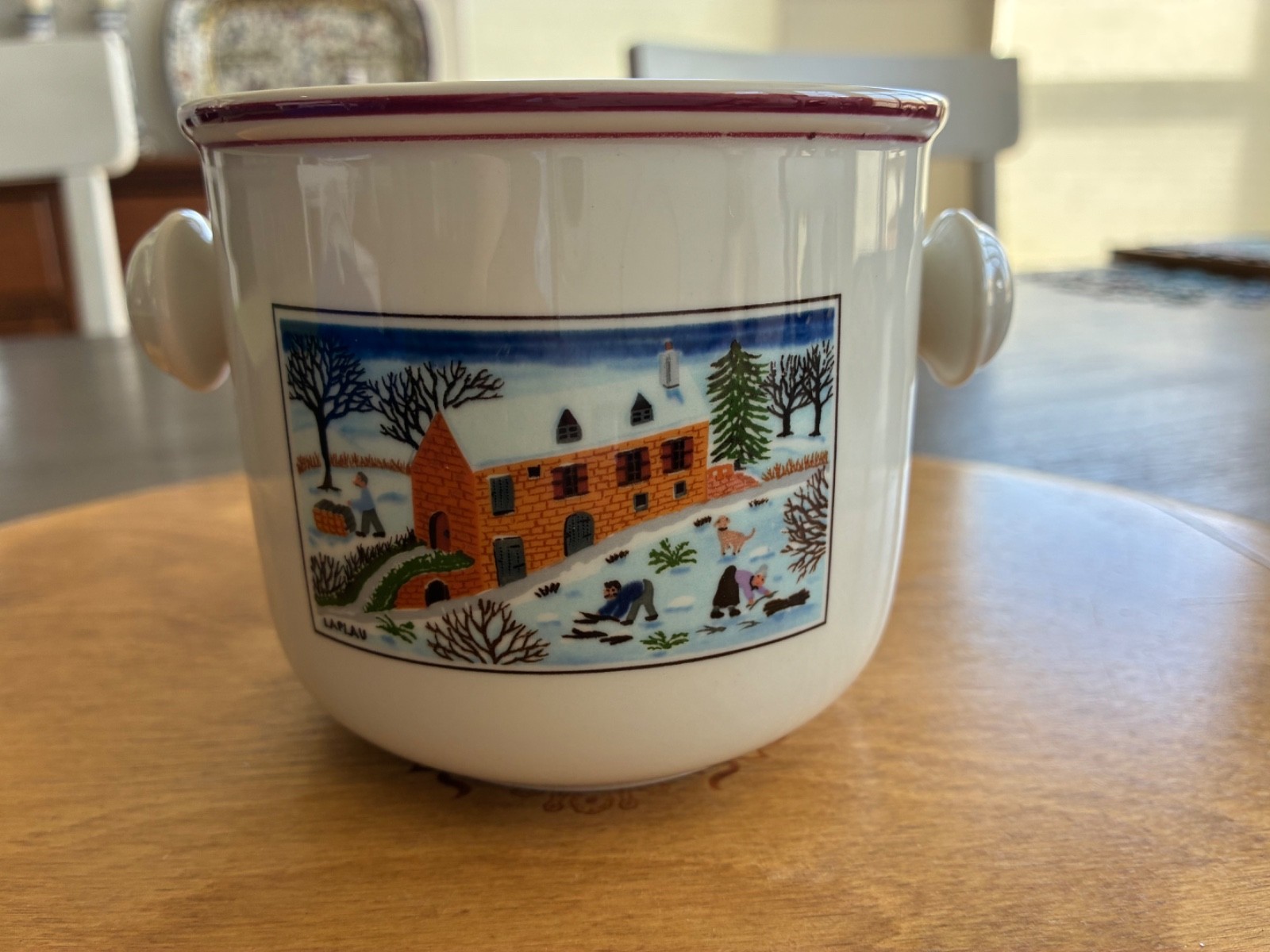 Villeroy & Boch Naif Christmas Cachepot 3 5/8″
