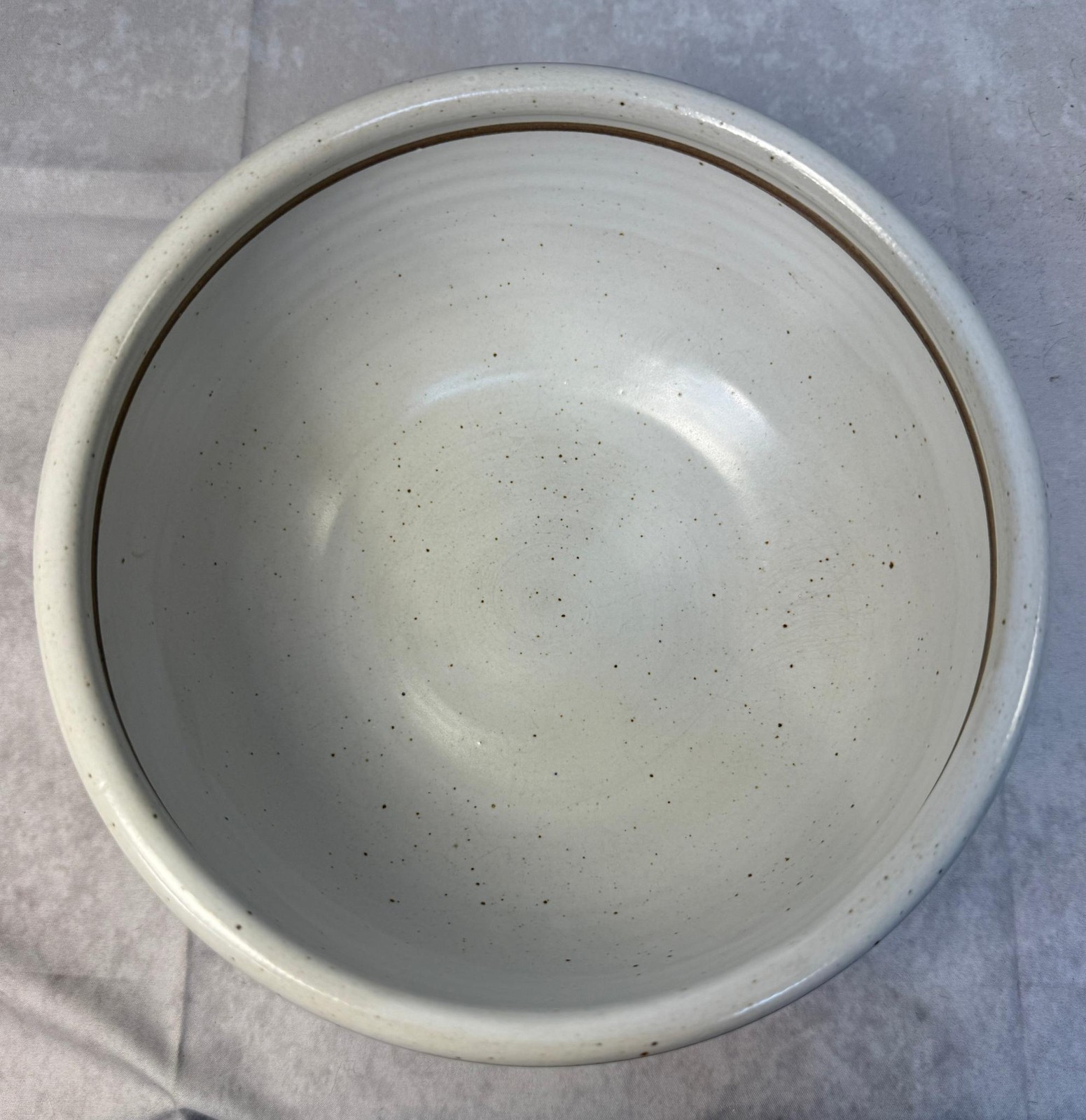 Studio Art Handmade Drip Glaze 8″ Pottery Bowl, Signed & Dated by Artist USA