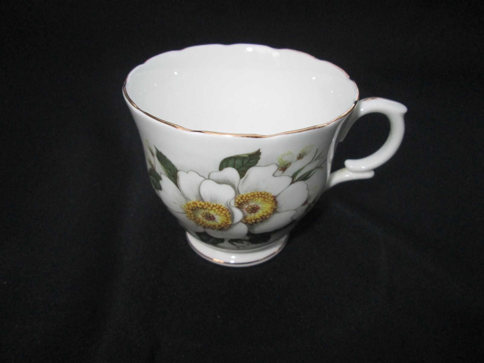 Tea Cup And Saucer, Fine Bone China, Crown Staffordshire England