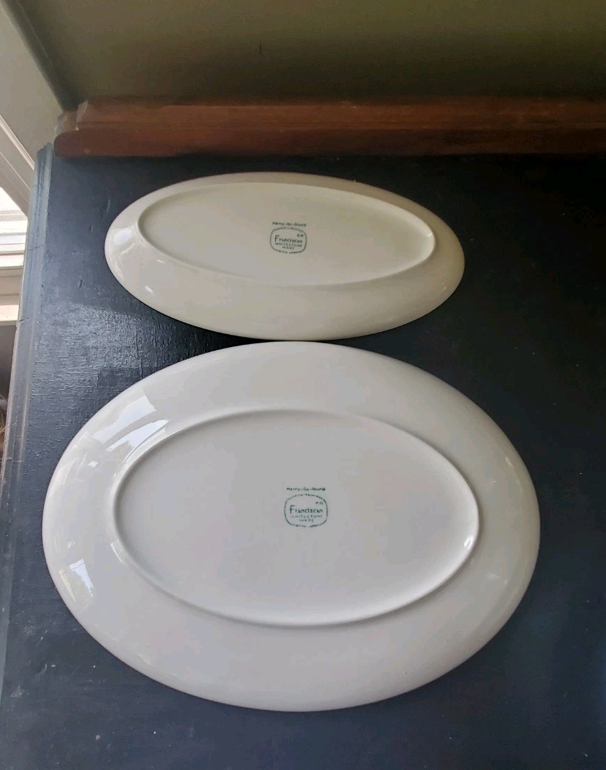 Franciscan MERRY GO ROUND Two Oval Serving Platter