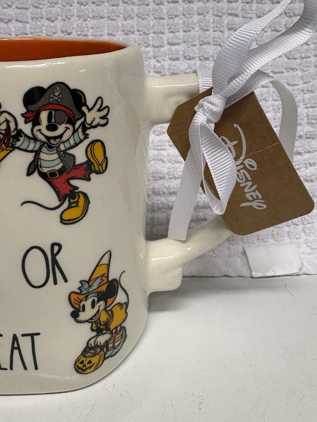 Rae Dunn Disney Mickey & Friends Trick or Treat Halloween Mug New 2026