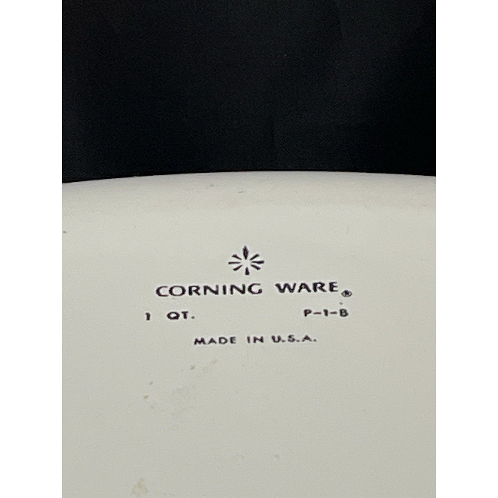 Corning Ware P1B Baking Dish Cornflower Pattern Ceramic 1 Quart Vintage 1960s