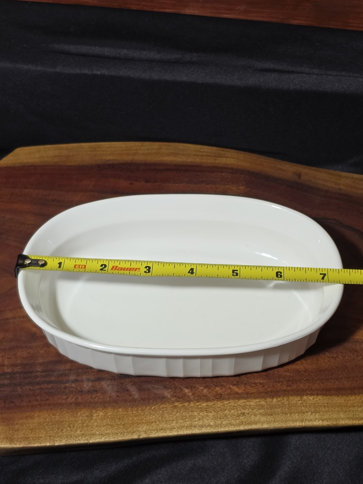 Corning Ware F-15-B French White Oval Baking Dish 15 oz – JL541 No Lid Vintage