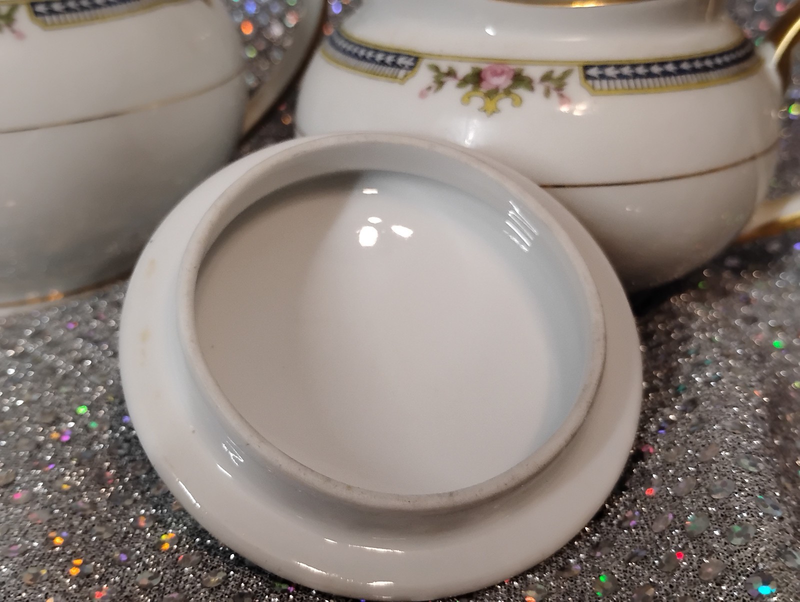 Noritake Doris- Fine China – Creamer And Sugar Bowl Set