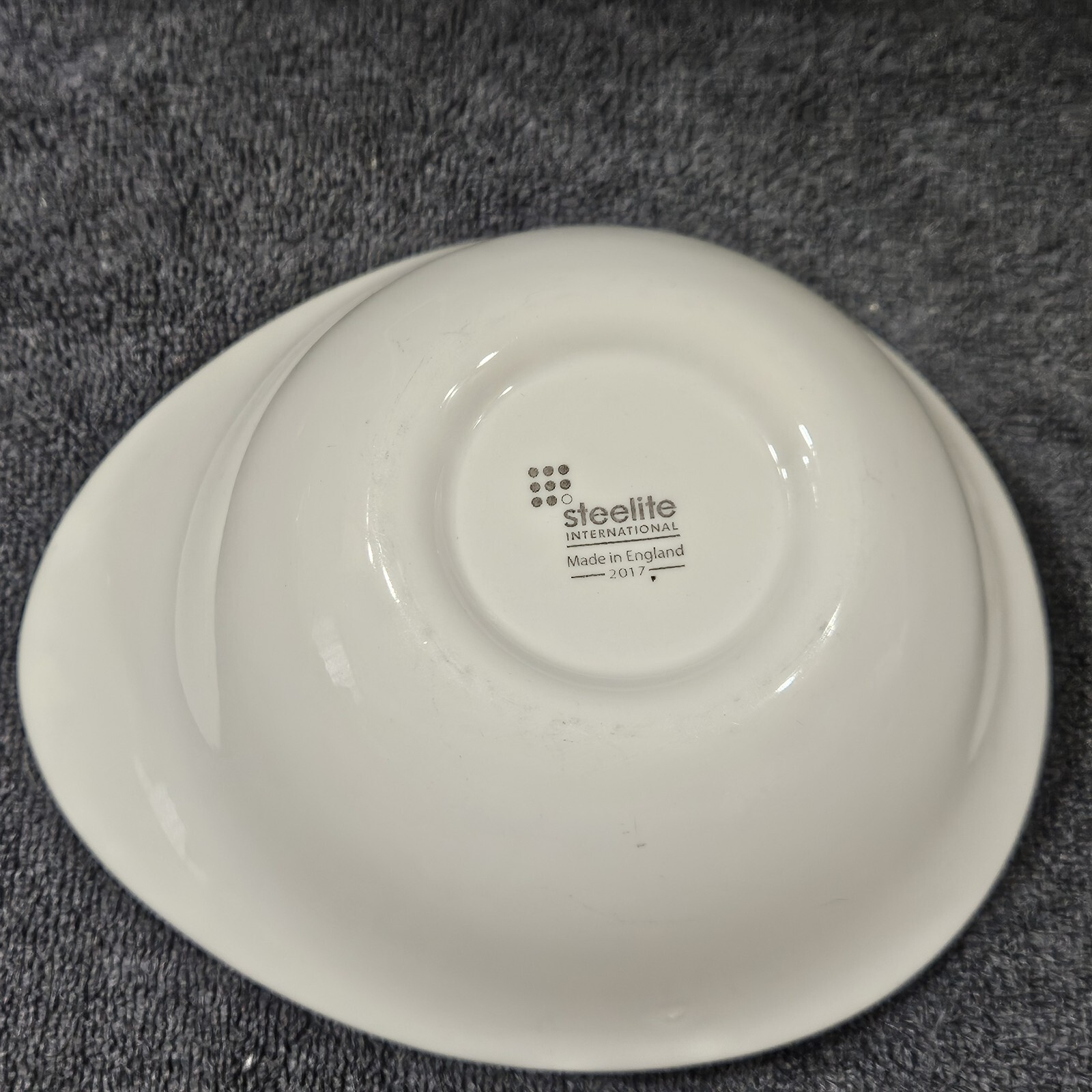 Set of 2 Steelite International England 2017 7 In. Freestyle Bowl Gray 15oz.