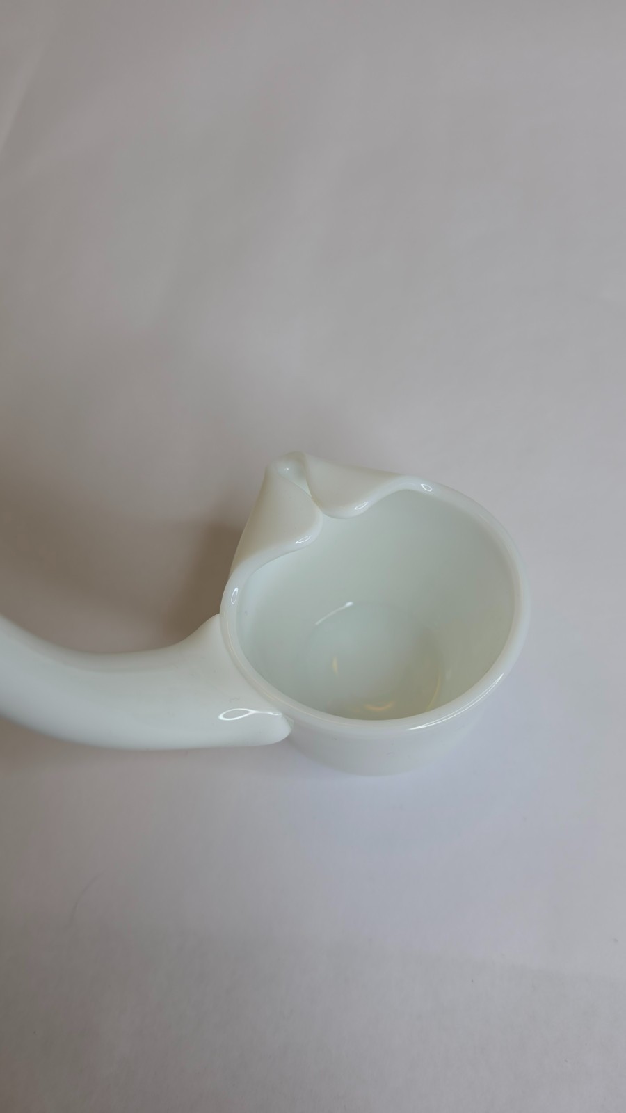 Vintage Westmoreland White Milk Glass 14″ Punch Bowl Spoon Ladle