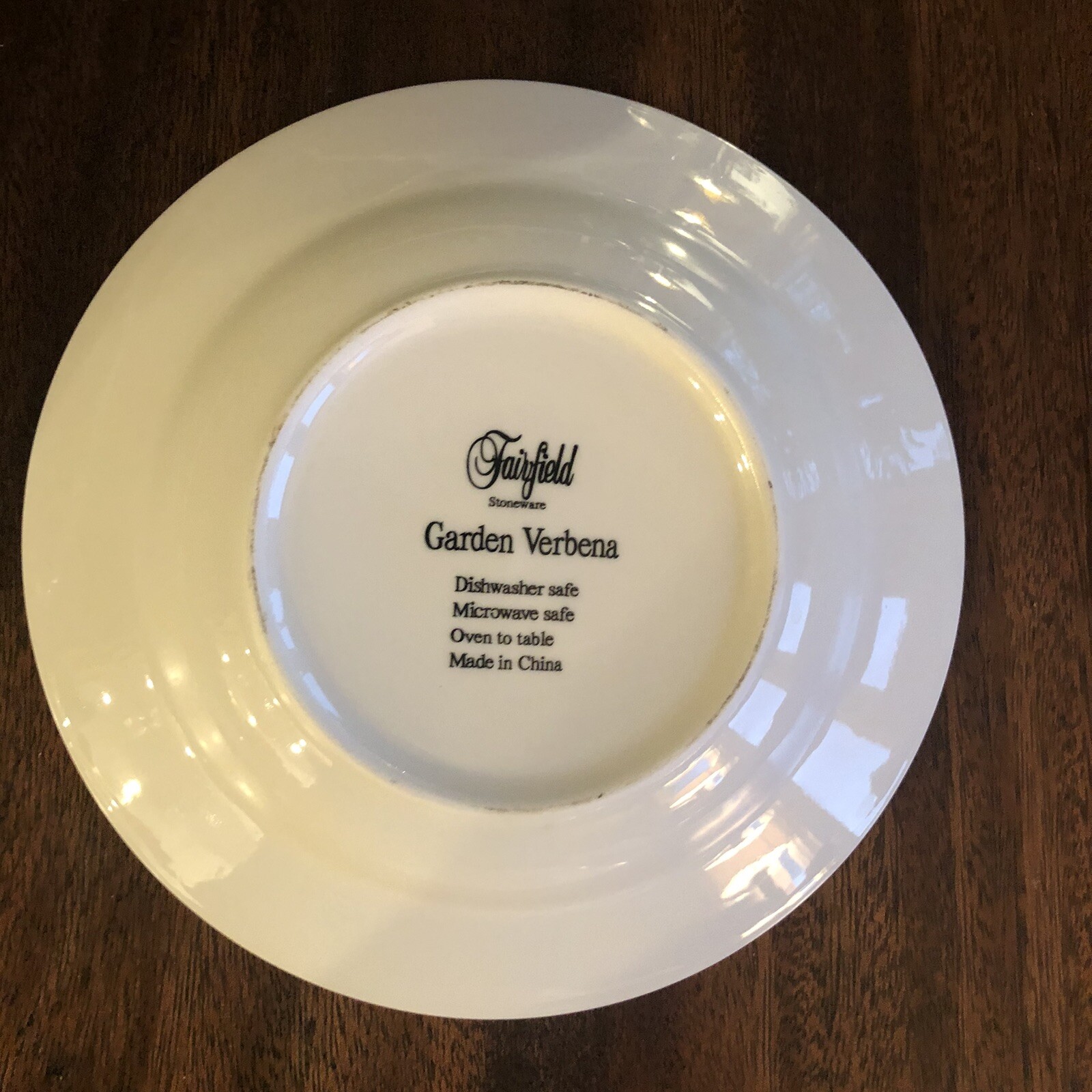 FAIRFIELD SETTING GARDEN VERBENA 7 7/8″ SOUP/SALAD BOWL 1 OF 6 SOLD SEPARATELY